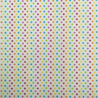 5mm Multicolour Polkadot Polycotton Design 2