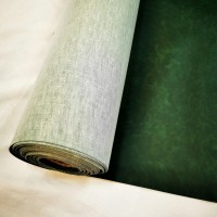 Flame Retardant Leatherette Green - CRIB5