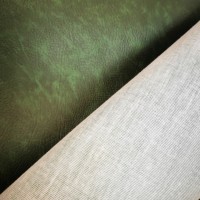 Flame Retardant Leatherette Green - CRIB5