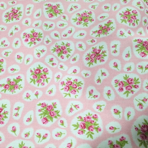 100% Floral Poplin PINK