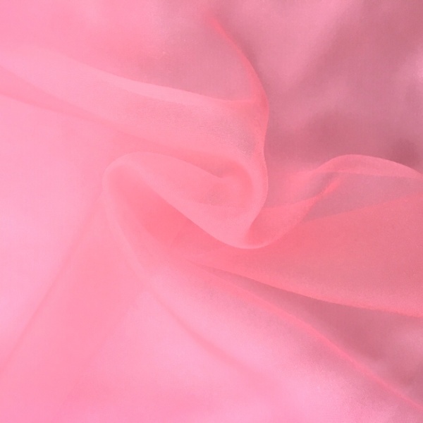Crystal Organza Shocking Pink