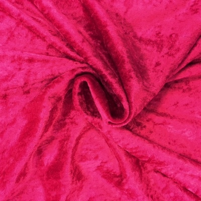 Crushed Velvet - Cerise