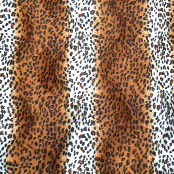 Cheetah Polyester Velboa