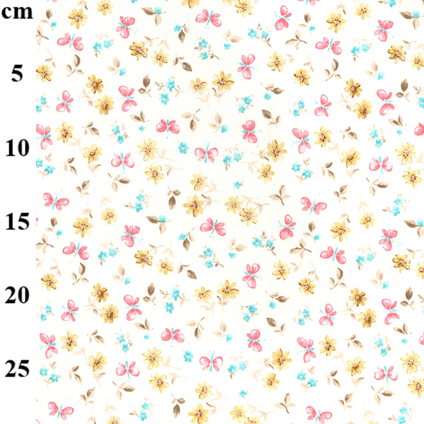 Floral Poplin Design 32 - IVORY