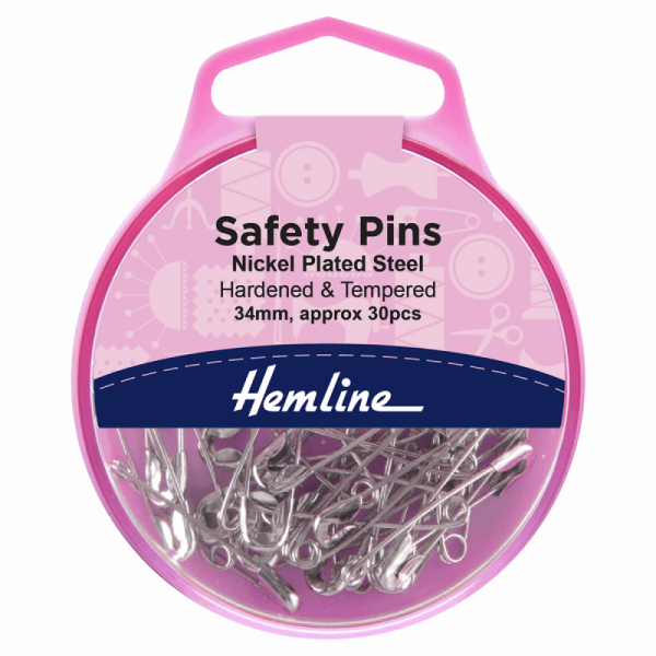 Brass Safety Pins (23mm)