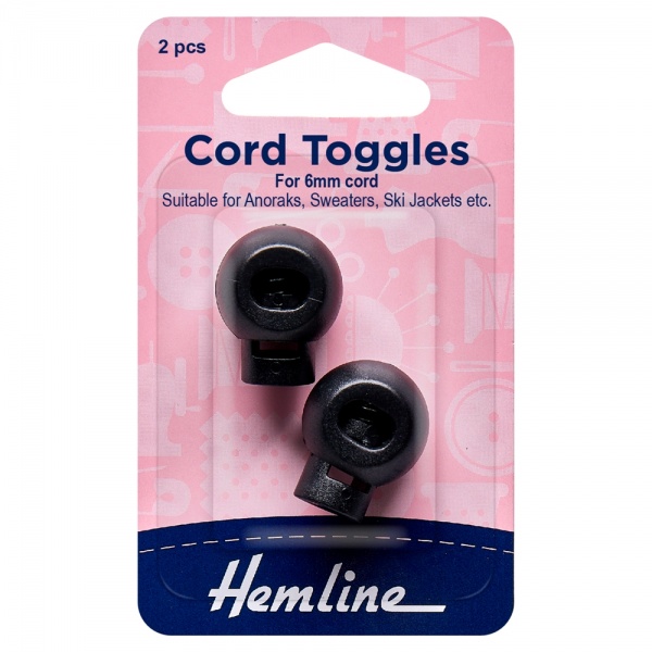 Black Cord Toggle Black