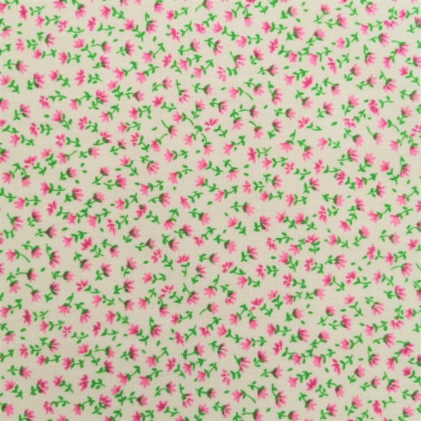 POLYCOTTON Small Pink Buds