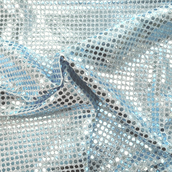 Sky Blue 6mm Sequin Fabric