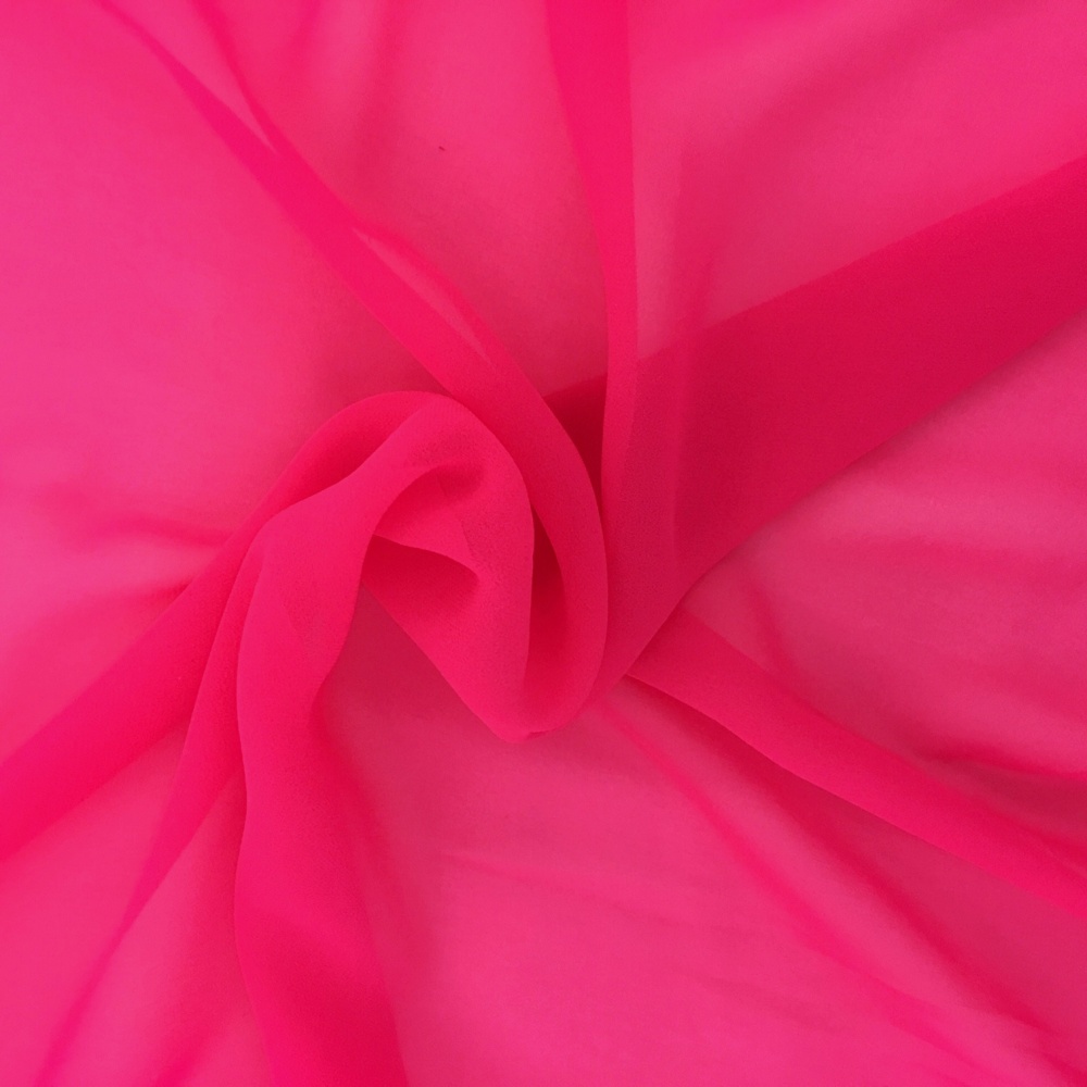 pink chiffon fabric