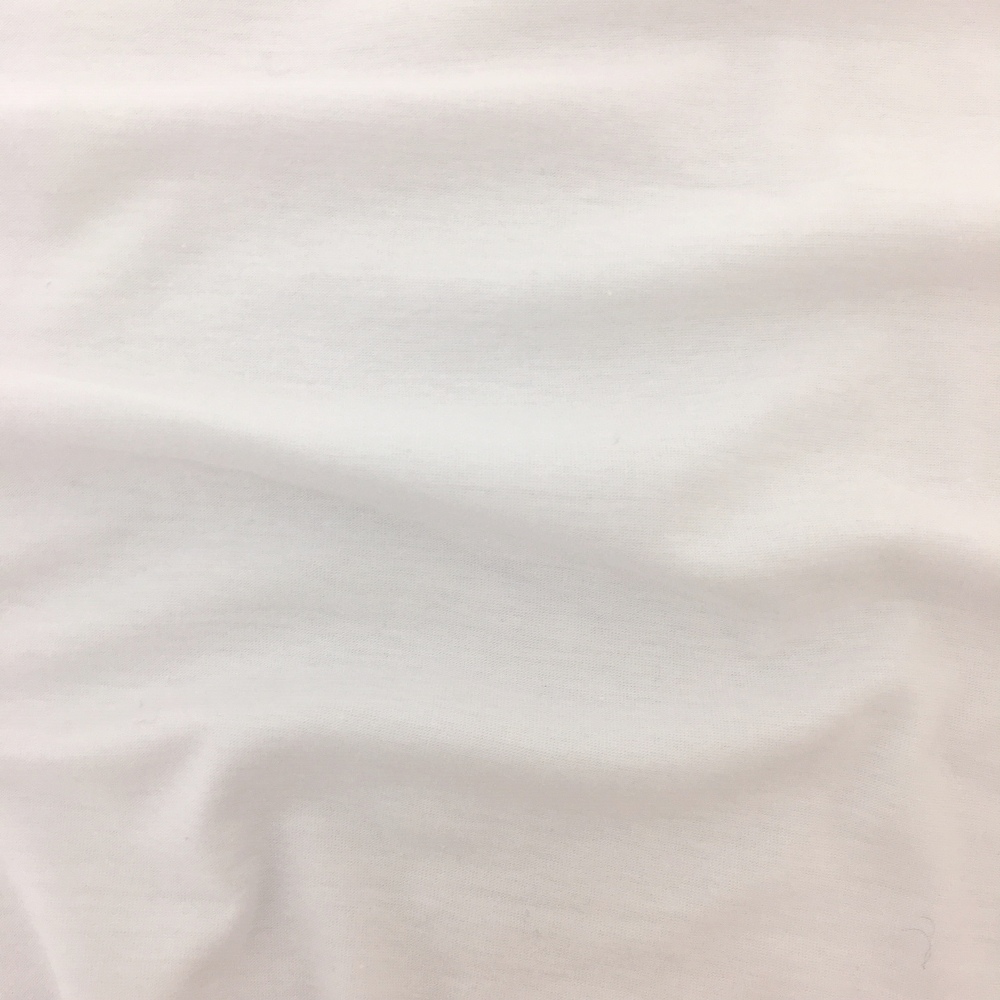 white jersey fabric