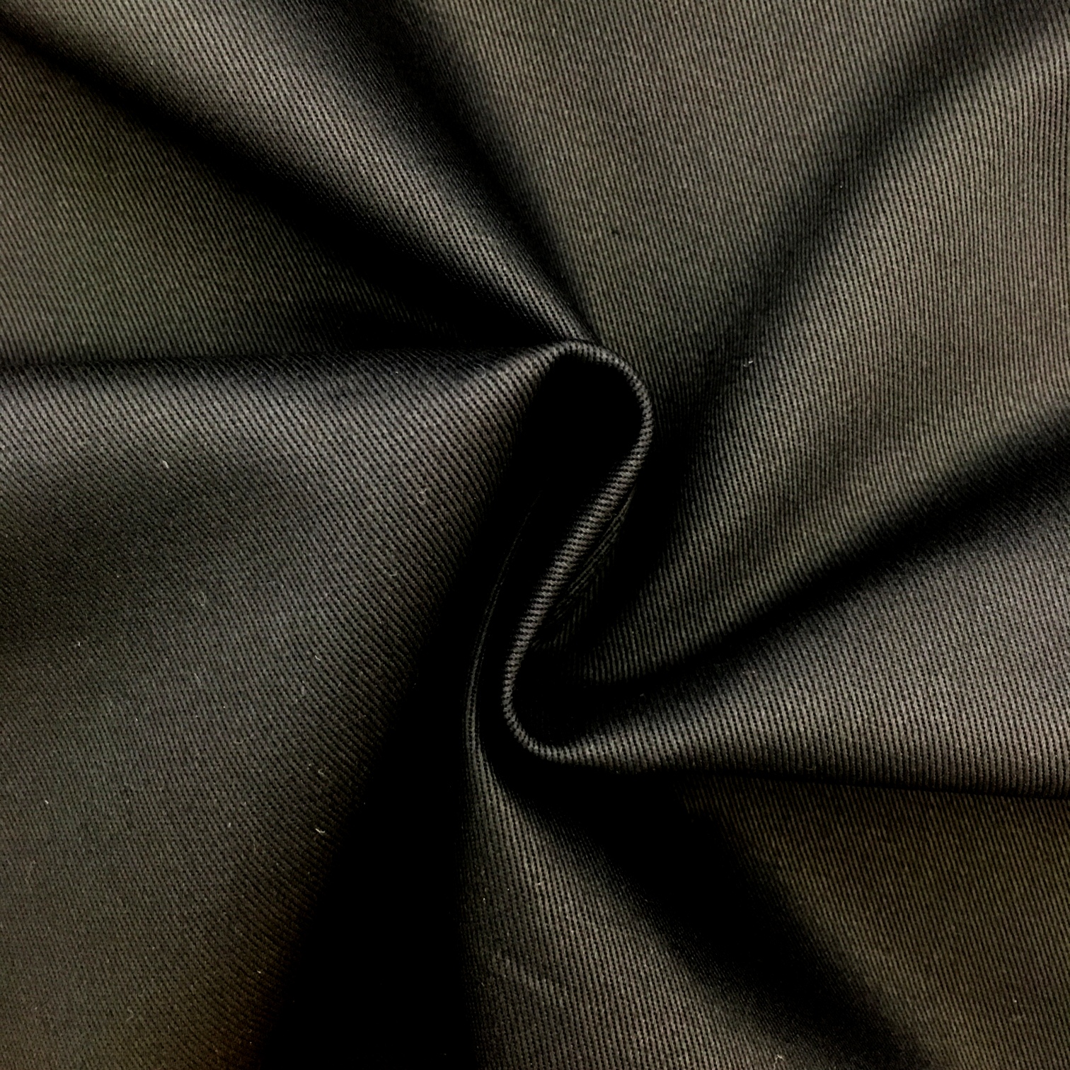 Black Cotton Drills 100% Black Cotton Drill Fabric