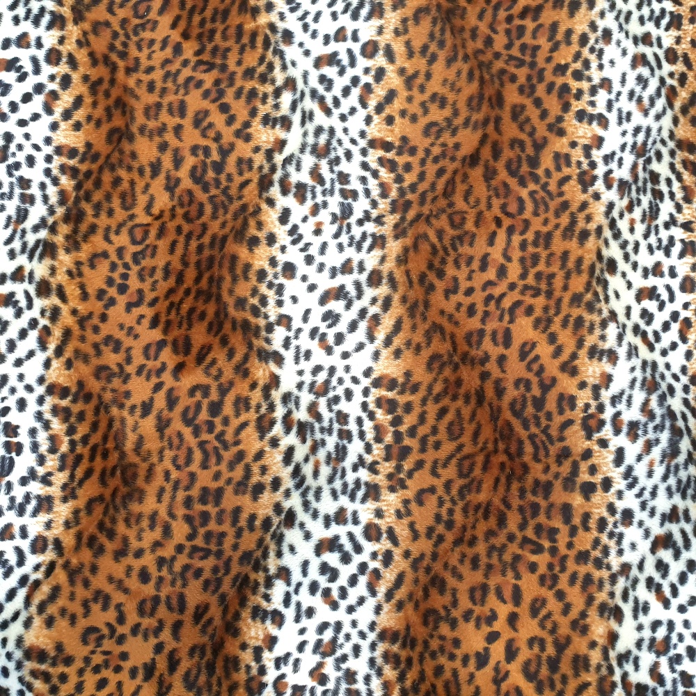 Cheetah Polyester Velboa