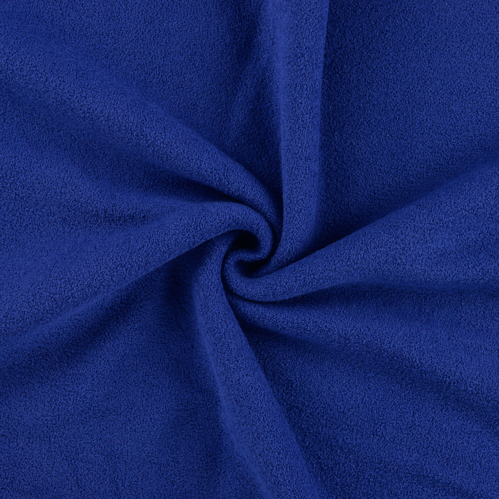 100 Cotton Terry Fleece Fabric ROYAL BLUE, Terry Fleece Fabric UK Online