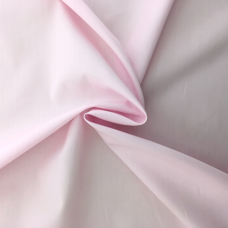 100% Plain Cotton Poplin Fabric - LIGHT PINK
