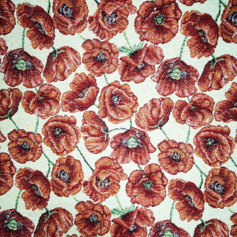 Tapestry Fabric - POPPYS