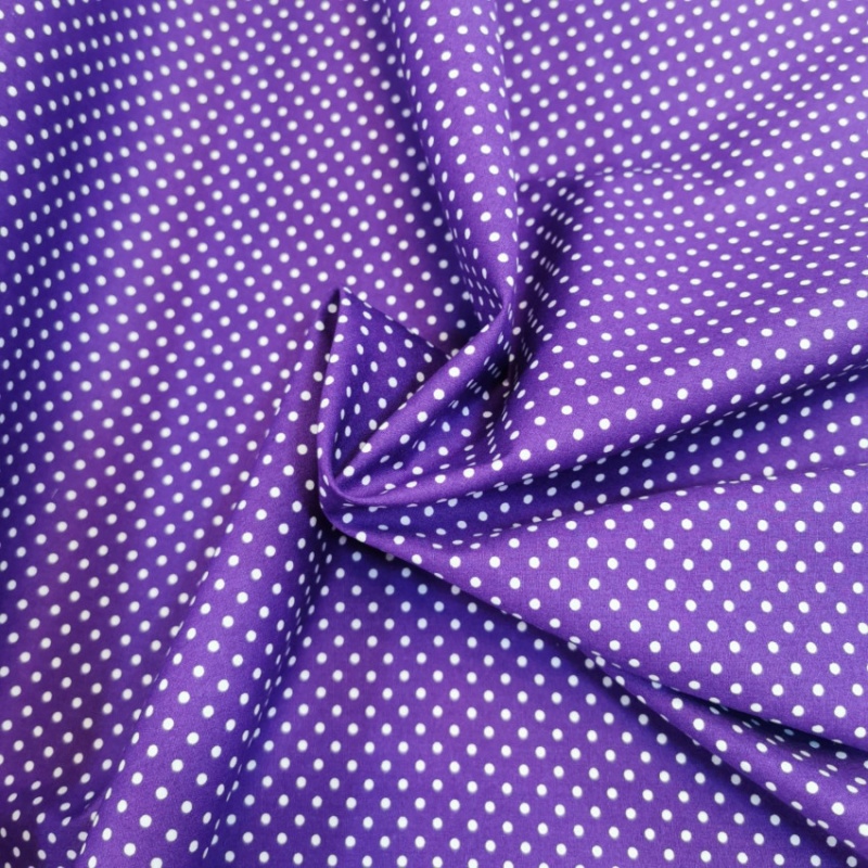 3mm Spot  Cotton Purple