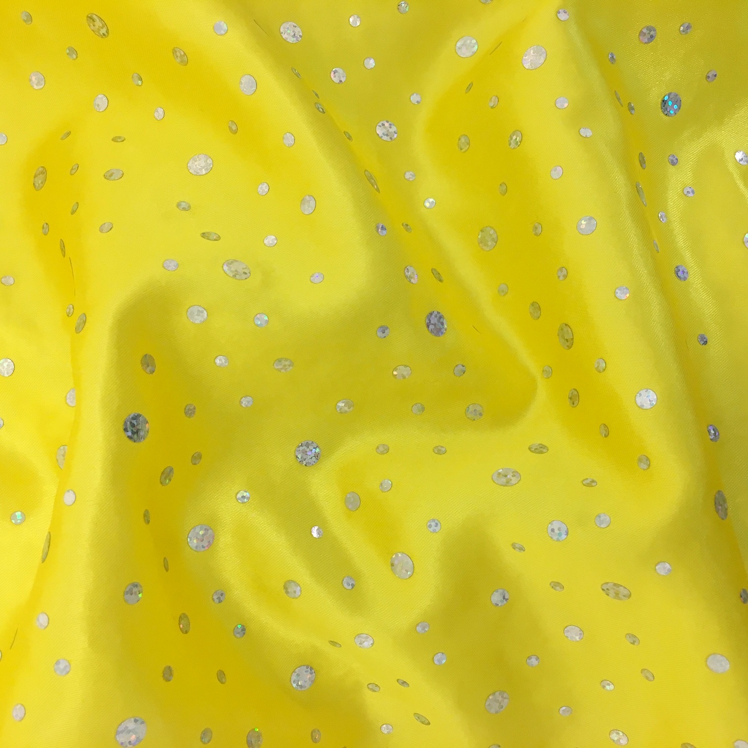 yellow sequin