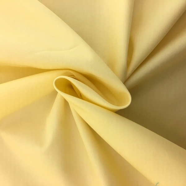 100% Cotton Poplin - LEMON