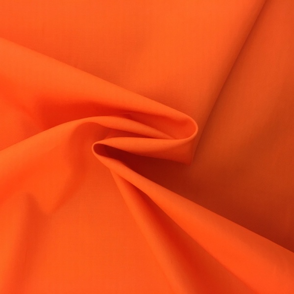 100% Cotton Poplin - ORANGE